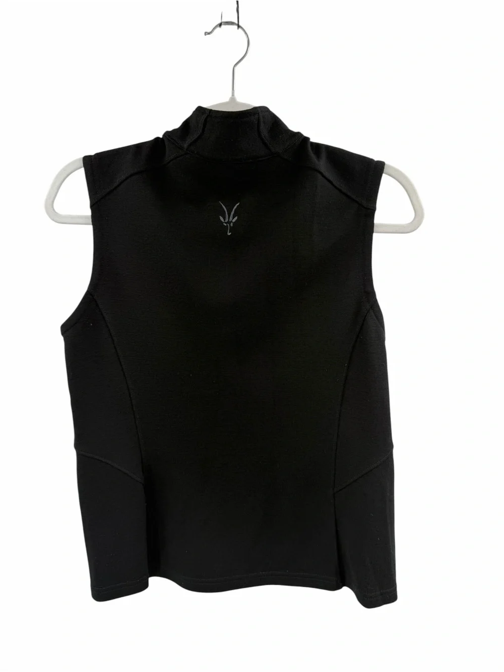 Ibex 100% merino wool Women’s medium Black Zip-Front Vest